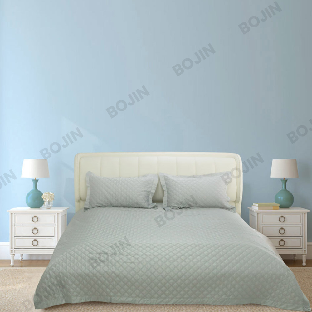 Satin Ultrasonic Bed Spread Set