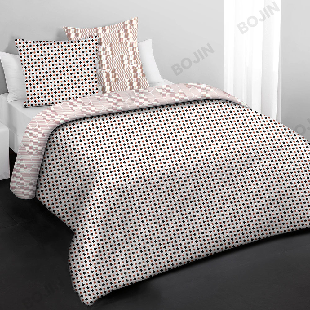 100% polyester printed microfiber duvet 3pcs Boho Textured Comforter bedding set